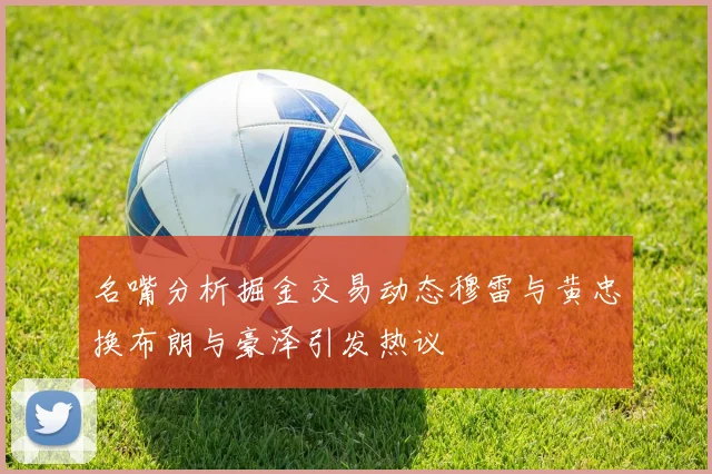 名嘴分析掘金交易动态穆雷与黄忠换布朗与豪泽引发热议
