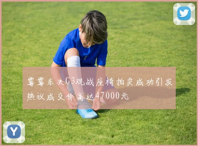 霉霉东决G3观战座椅拍卖成功引发热议成交价高达47000元